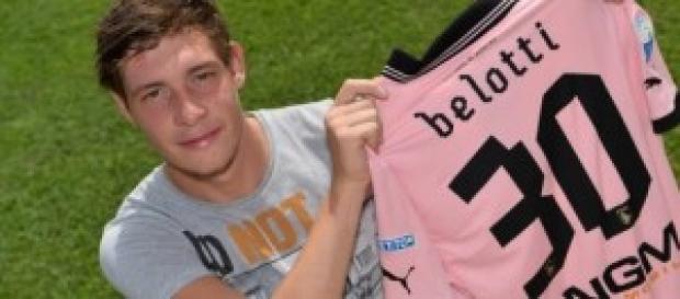 l'attaccante rosanero Belotti l'attaccante rosanero Belotti