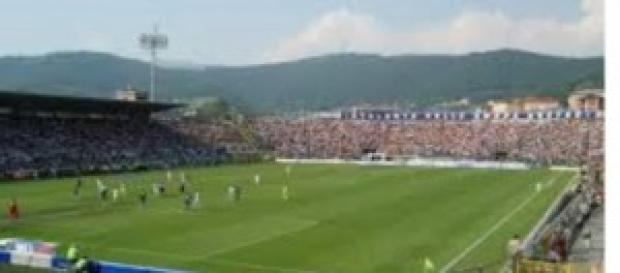 Lo stadio Atleti azzurri d'Italia di Bergamo Lo stadio Atleti azzurri d'Italia di Bergamo