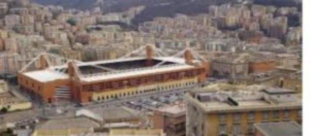 Lo stadio Ferraris di Genova Lo stadio Ferraris di Genova