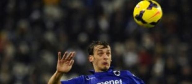 Manolo Gabbiadini autore di 3 reti in campionato. Manolo Gabbiadini autore di 3 reti in campionato.