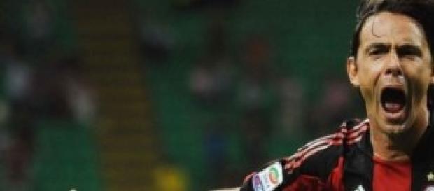 Pippo Inzaghi quando giocava Pippo Inzaghi quando giocava