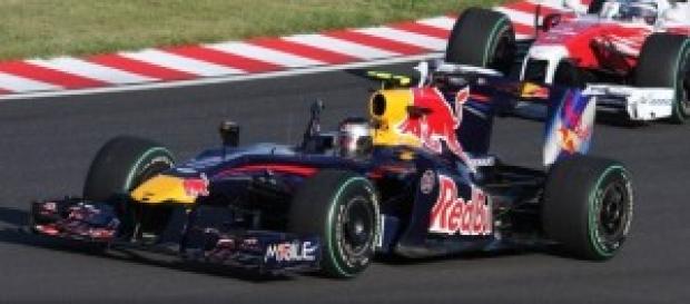 Sebastian Vettel en su Red Bull. Sebastian Vettel en su Red Bull.
