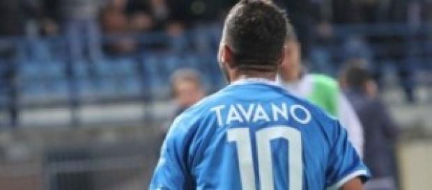 l'attaccante dell'Empoli Tavano l'attaccante dell'Empoli Tavano