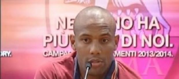 Maicon, terzino destro della Roma Maicon, terzino destro della Roma