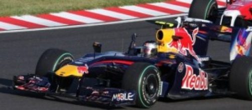 Sebastian Vettel en el Red Bull.