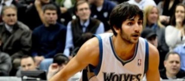 Ricky Rubio jugando con los Timberwolves. Ricky Rubio jugando con los Timberwolves.
