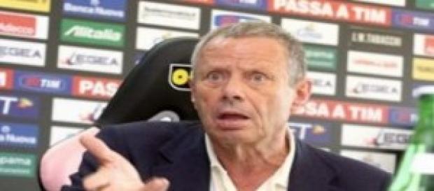 Il presidente del Palermo Zamparini Il presidente del Palermo Zamparini