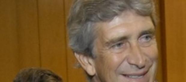 Manuel Pellegrini allenatore del Manchester City Manuel Pellegrini allenatore del Manchester City