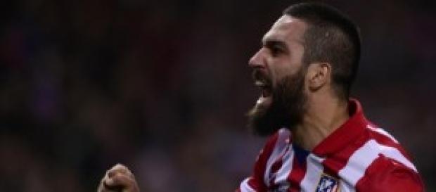 Arda Turan con el Atlético de Madrid Arda Turan con el Atlético de Madrid