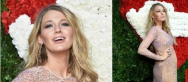 Blake Lively embarazada en la alfombra roja. Blake Lively embarazada en la alfombra roja.