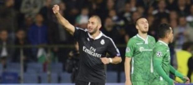 Benzema, autor del segundo gol Benzema, autor del segundo gol