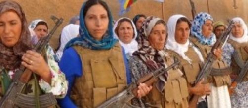Donne curde a Kobane, Siria