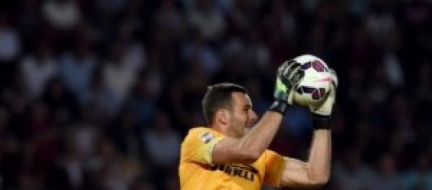 Samir Handanovic portiere dell ' Inter Samir Handanovic portiere dell ' Inter