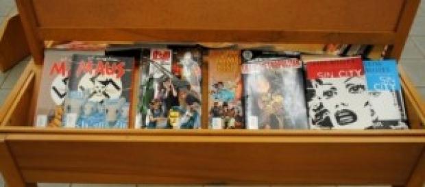 Super-heróis /Foto: Carmichael Library Super-heróis /Foto: Carmichael Library