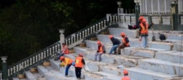 Trabajos de remodelación del Estadio Xalapeño Trabajos de remodelación del Estadio Xalapeño