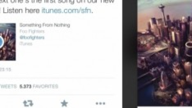 L'annuncio dei Foo Fighters su twitter