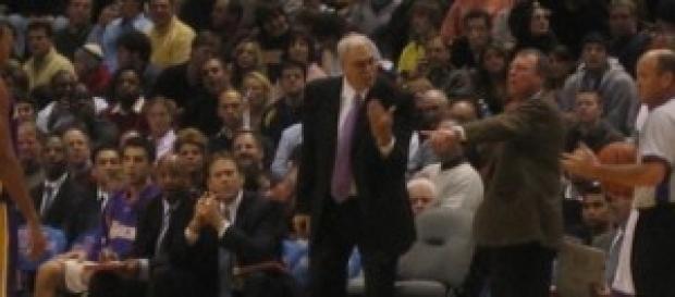 Phil Jackson en su época Angelina. Phil Jackson en su época Angelina.