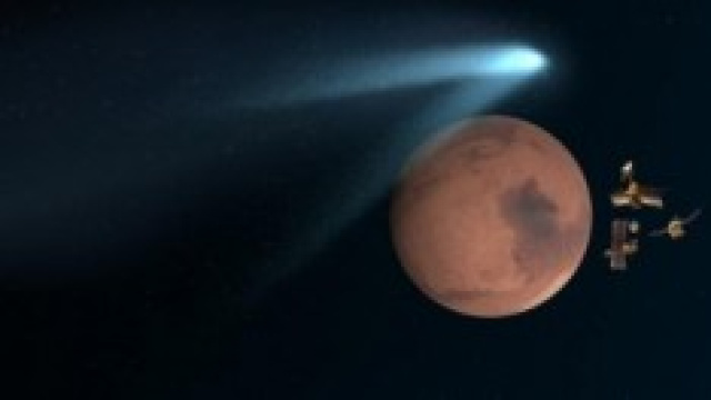 Siding Spring e Marte Credit:NASA/JPL-Caltech 