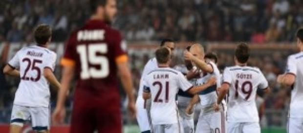 El Bayern celebra uno de sus goles El Bayern celebra uno de sus goles