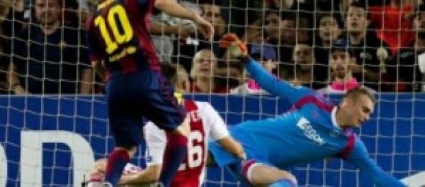 Imagen del gol de Leo Messi Imagen del gol de Leo Messi