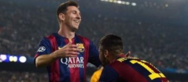 Messi y Neymar celebran un gol. Foto: As Messi y Neymar celebran un gol. Foto: As