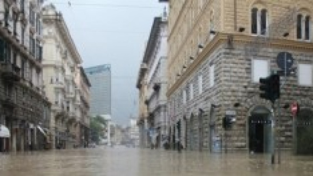Genova. I danni dell'alluvione