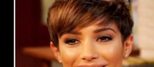 Frankie Sandford pixie cut