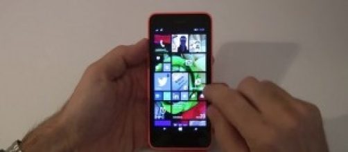 Un esemplare di Nokia Lumia