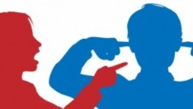 Disegno di una coppia che litiga