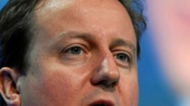 Il premier inglese David Cameron, tra Euro e UE