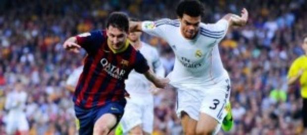 Los dos cracks en un Madrid-Barça. Los dos cracks en un Madrid-Barça.