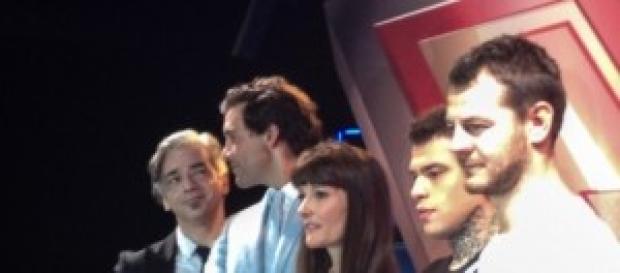 i giudici di X Factor posano per le fotografie i giudici di X Factor posano per le fotografie