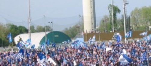 Grande tifo in curva per la LegaPro