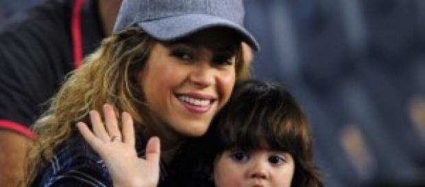 Shakira en Barcelona con Milán su primogénito Shakira en Barcelona con Milán su primogénito