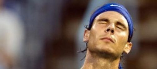 La delusione nel volto di Nadal