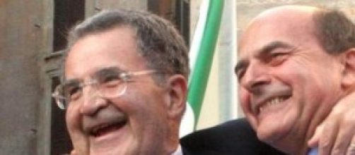 PierLuigi Bersani con Romano Prodi 