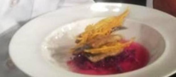 La ricetta delle alici in viola La ricetta delle alici in viola