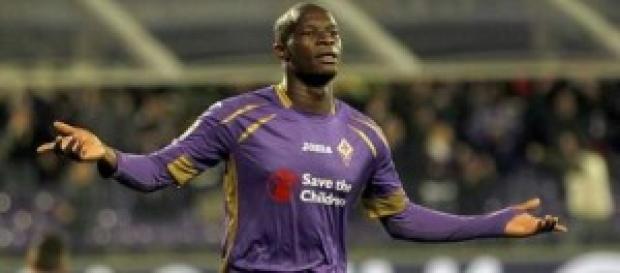 Babacar attaccante senegalese della Fiorentina Babacar attaccante senegalese della Fiorentina