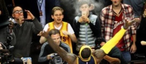Lebron James en su vuelta a Cleveland Lebron James en su vuelta a Cleveland