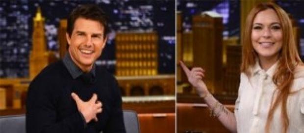 Tom Cruise y Lindsay Lohan de romance por Londres. Tom Cruise y Lindsay Lohan de romance por Londres.