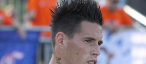 Marek Hamsik, centrocampista e capitano del Napoli Marek Hamsik, centrocampista e capitano del Napoli