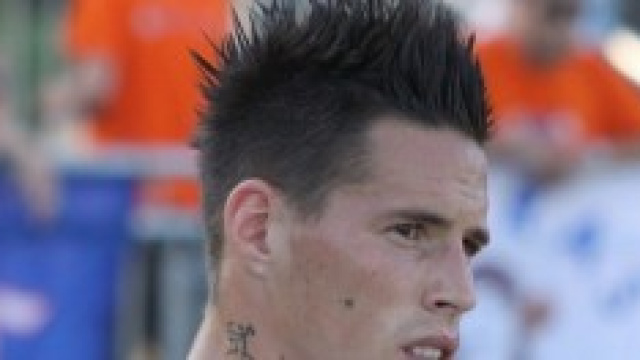 Marek Hamsik, centrocampista e capitano del Napoli