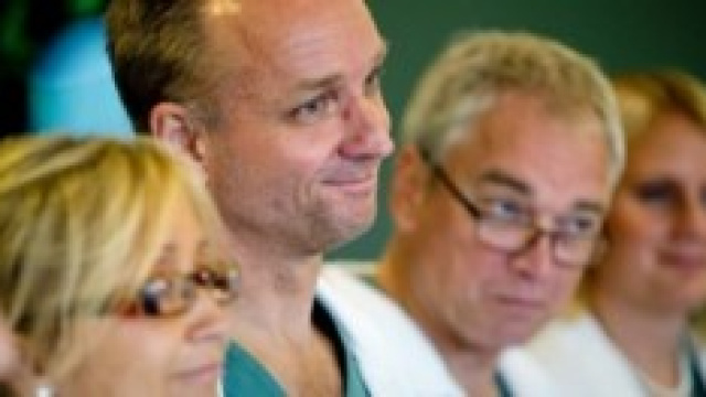 Mats Brannstrom e la sua equipe.