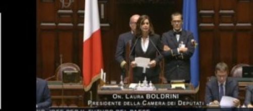 Laura Boldrini Presidente Camera dei Deputati