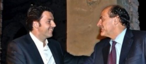 Pierluigi Bersani e Matteo Renzi 