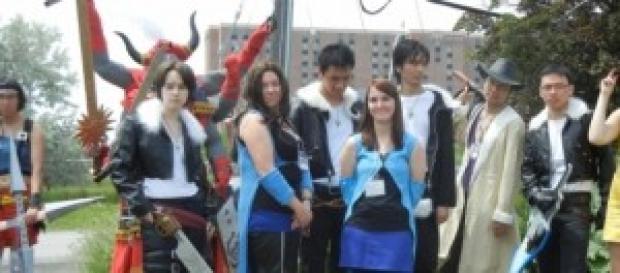 Cosplay de "Final Fantasy VIII". Cosplay de "Final Fantasy VIII".