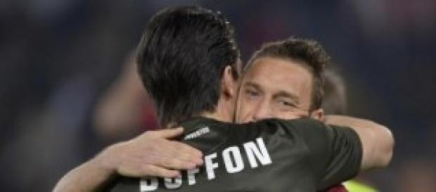 Il post partita tra Juventus e Roma Il post partita tra Juventus e Roma