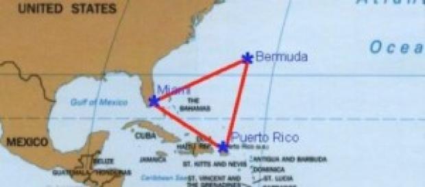 Localización del triángulo de las Bermudas Localización del triángulo de las Bermudas