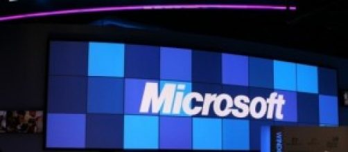 Una immagine del logo Microsoft