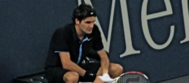 Roger Federer hace unos años. Roger Federer hace unos años.